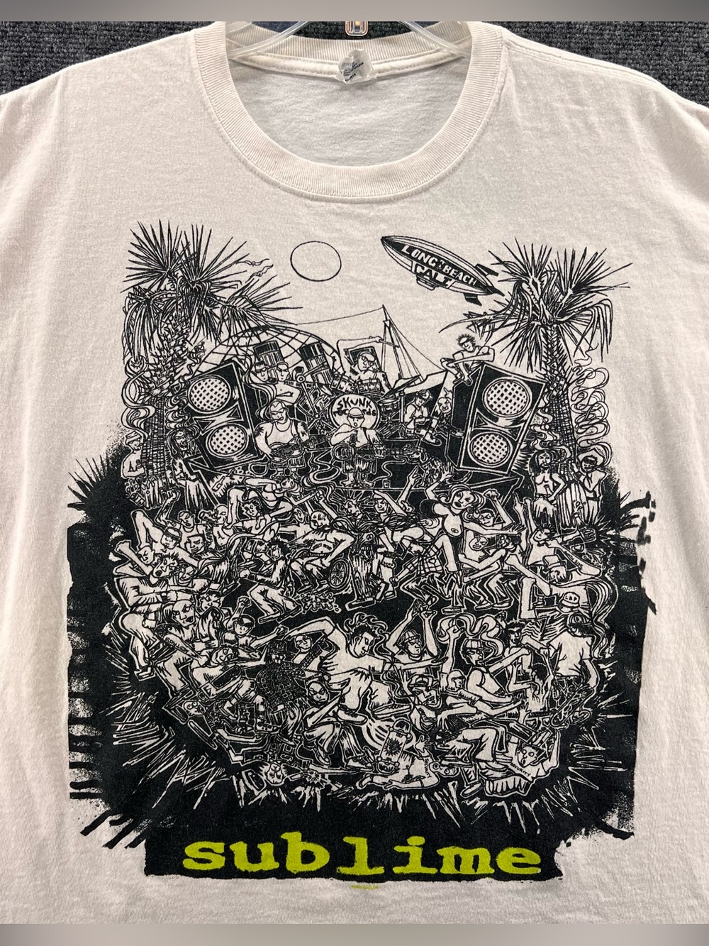 Vintage Sublime Tour Shirt XL Ska Punk Band Mosh Pit Grunge 90s Anvil Tag RARE - Picture 3 of 8